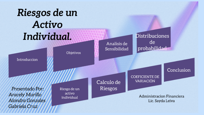 Definicion De Riesgo De Un Activo Individual