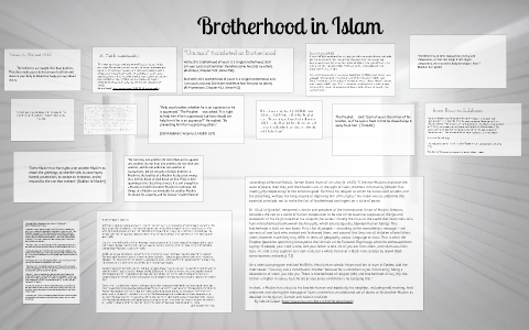 brotherhood in islam essay