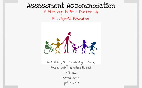 presentation assessment accommodation