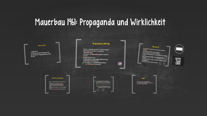 BRD Propaganda Marken Mauerbau kompletter Bogen