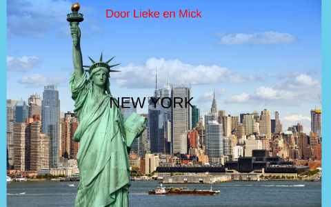 Waar ligt New York? by lieke jongenelis