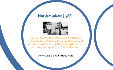 Miranda v. Arizona by Brittany Noto on Prezi