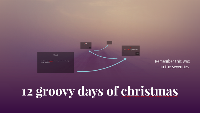 12 groovy days of christmas by A B on Prezi