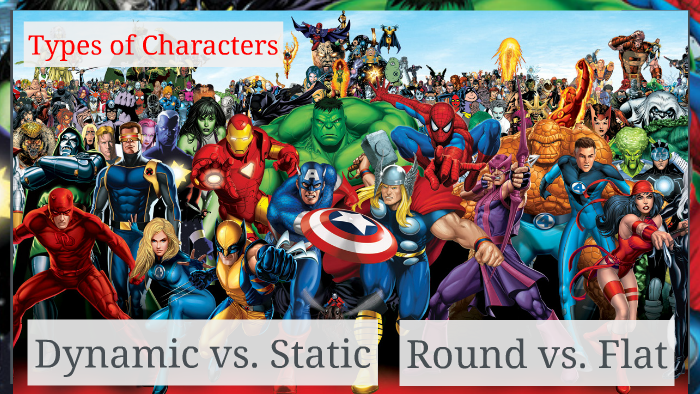 what is a static and flat character