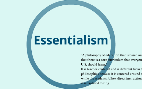 Essentialism by El Lisha Mayle on Prezi