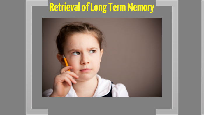 memory retrieval essays