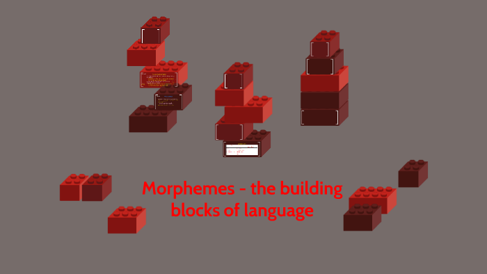 Morphemes - the building blocks of language by Christina Hicks