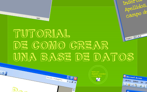 Como crear una base de datos. by Alex Gonza on Prezi