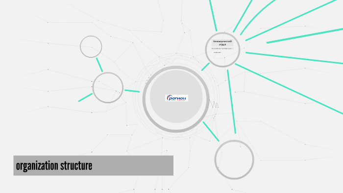оorganization structure by on Prezi