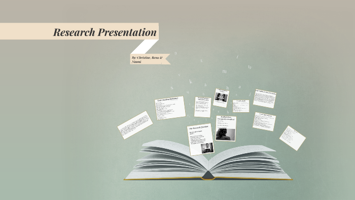 research presentation on prezi