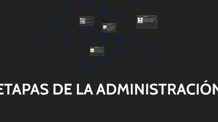 ETAPAS DE LA ADMINISTRACION by Daniel Noriega Beltran on Prezi