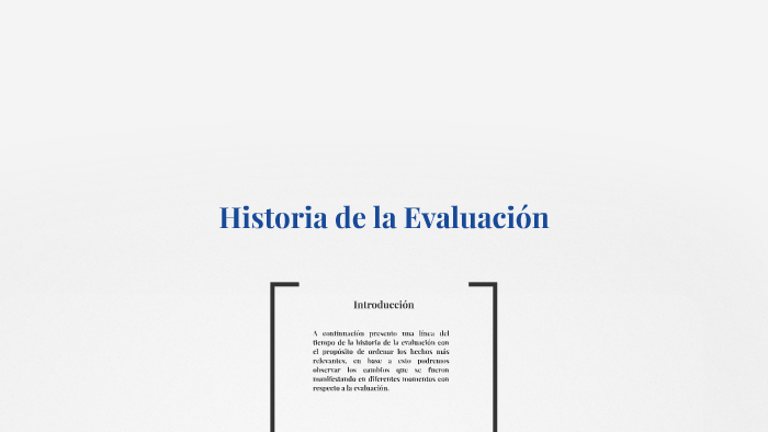 Historia De La Evaluación - Línea Del Tiempo By Andony De León Peña On ...