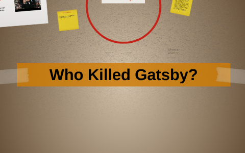 essay on who killed gatsby