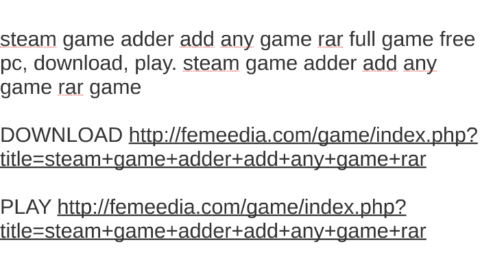 steam hack game adder 2019