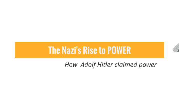 The Nazi's Rise to POWER by Robert Jenkins on Prezi