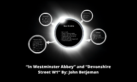 In Westminster Abbey And Devonshire Street W1 John B 