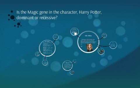 Is the Magic gene in the character, Harry Potter, dominant or recessive ...