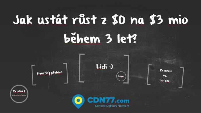 Jak ustát růst z $0 na $3 mio během 3 let? by Tereza Hubkova