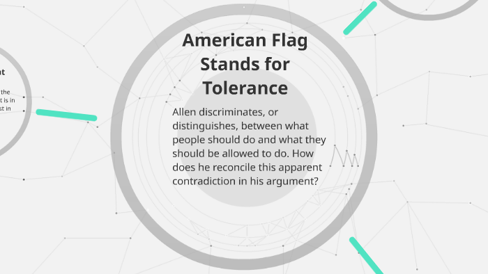 American Flag Stands For Tolerance Pdf