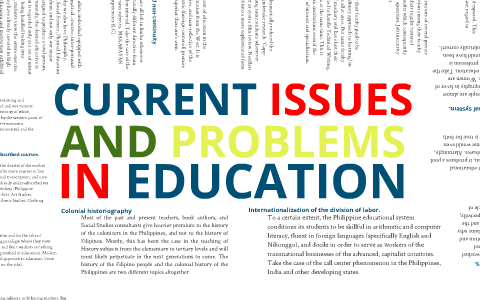 current issues in education 2023 uk