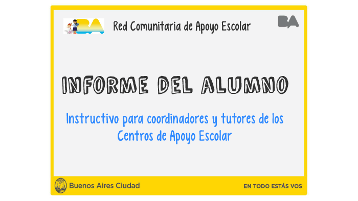 Informe del alumno by Luisina Limoli on Prezi