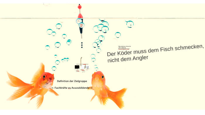 Der Kder muss dem Fisch schmecken, nicht dem Angler by Dominique Fritz on  Prezi