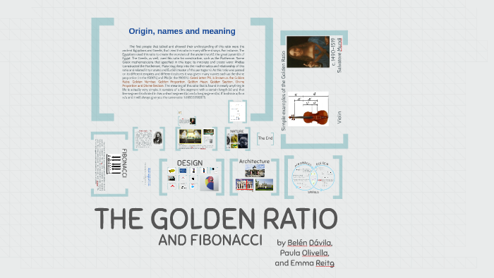 Math: The Golden Ratio by Belen Davila on Prezi