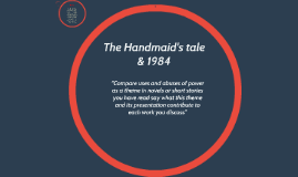 The Handmaid S Tale 1984 By Tamara Robinson