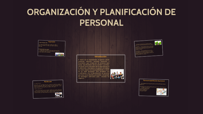 ORGANIZACIÓN Y PLANIFICACIÓN DE PERSONAL by Dery Maribel Acevedo Barrientos on Prezi