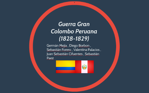 Guerra Gran Colombo Peruana (18281829) by German Mejia on Prezi