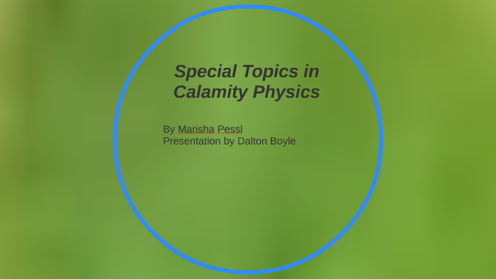 calamity physics book review