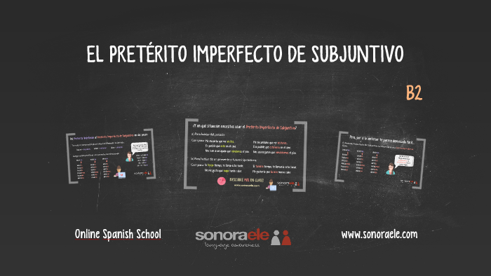 EL PRETÉRITO IMPERFECTO DE SUBJUNTIVO by Clara Sánchez on Prezi