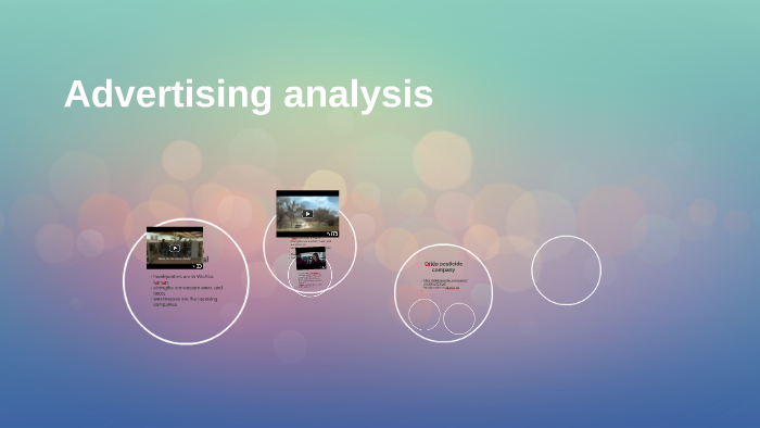 Advertising Analysis And Examples