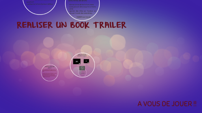 REALISER UN BOOK TRAILER by wawrzyniak annabelle on Prezi