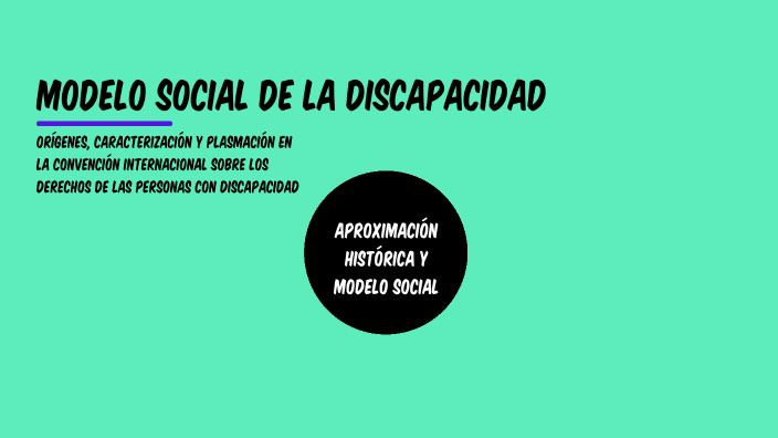 Modelo Social De La Discapacidad Orígenes Caracterización Y Plasmación En La Convención 6879