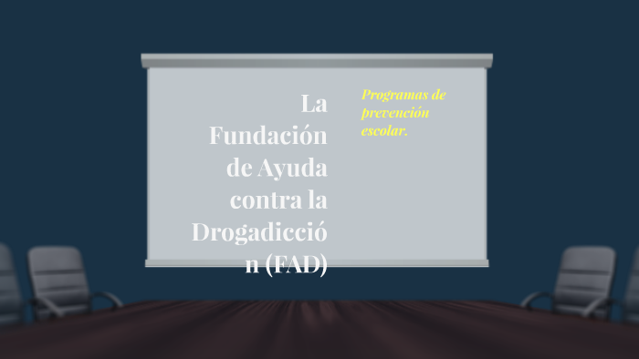 La Fundación de Ayuda contra la Drogadicción (FAD) by Aarón Valls Marco ...