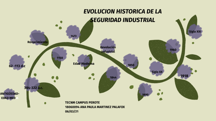 EVOLUCION HISTORICA DE LA SEGURIDAD INDUSTRIAL by brenda patriicia vega