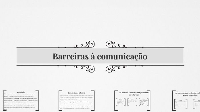 Barreiras á Comunicação By Ana Figueiredo On Prezi 2227