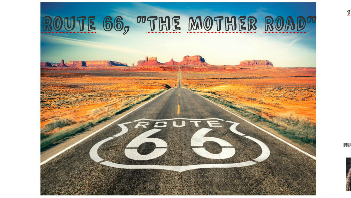 Route 66, The Mother Road by Mathieu Tellene