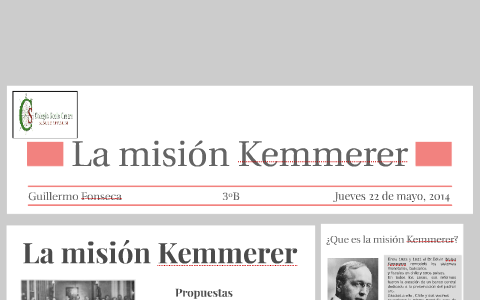 La Misión Kemmerer By Guillermo Fonseca On Prezi