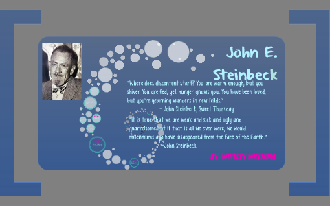John E. Steinbeck by Whitley Williams on Prezi