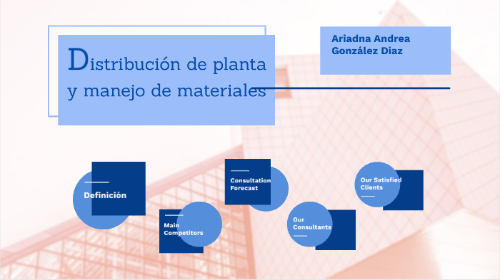 DISTRIBUCION DE PLANTA Y MANEJO DE MATERIALES by Ariadna Andrea