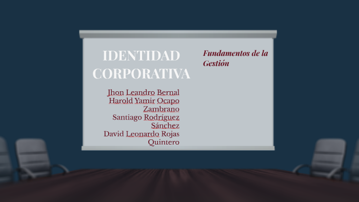IDENTIDAD CORPORATIVA by David Leonardo Rojas on Prezi