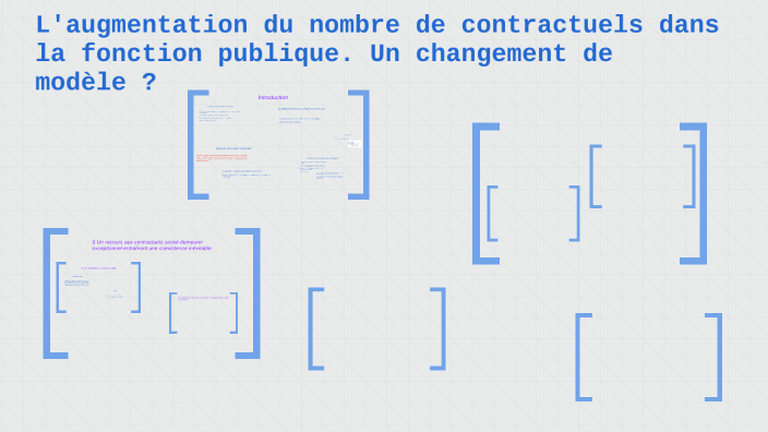 Les contractuels dans la fonction publique by Noémie VERDIERE on Prezi
