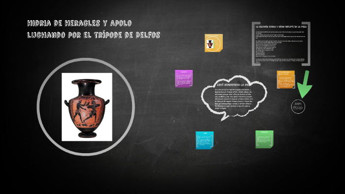 Hidria de Heracles y Apolo luchando por el trípode de Delfos by Raquel ...