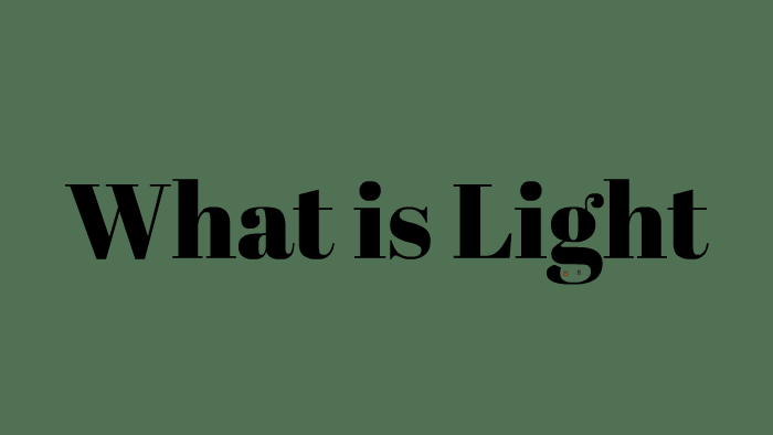 What is Light by Brendan Kopu-Lowerson