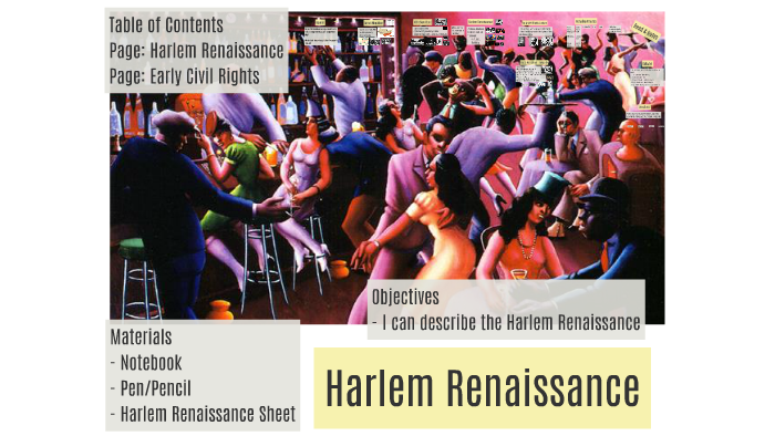 Harlem Renaissance by Matt Baker on Prezi