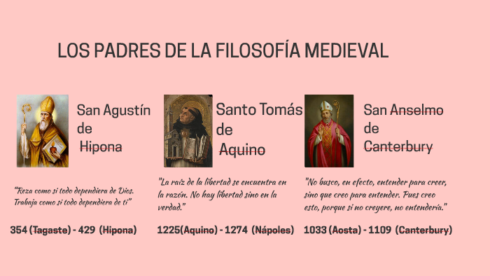 LOS PADRES DE LA FILOSOFÍA MEDIEVAL by maria fresneda on Prezi Next