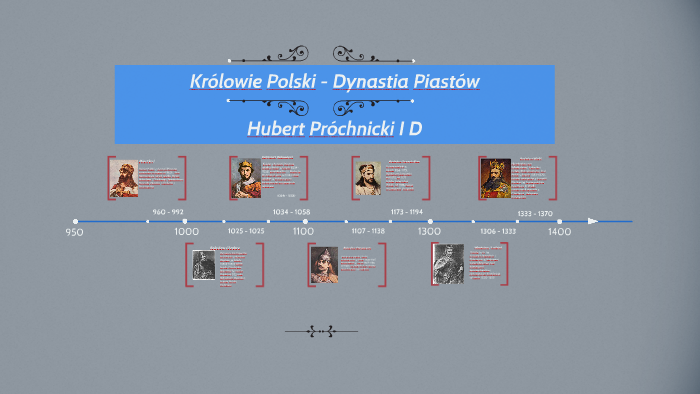 Królowie Polski - Dynastia Piastów by Hubert Próchnicki on Prezi