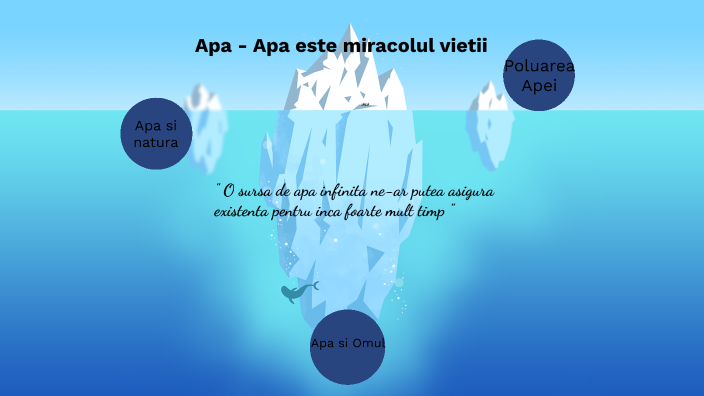 APA - Apa este miracolu vietii by Vasile Cerevatii